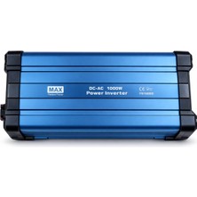 Max Max Tam Sinüs İnvertör 12V 1000W Pure Sine Wave Inverter (FS1000D-212)