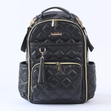 My M&y Oeste Deri Anne Bebek Bakım Sırt Çantası 7300 Siyah