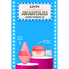 Nyx Professional Makeup Wonder Snatch Pudra Süngeri & Wonder Snatch Sabitleyici Toz Pudra - 01 Sugar Serve