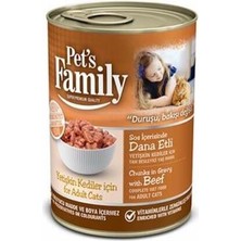 Pet's Family Dana Etli Kedi Konserve Maması 410 gr