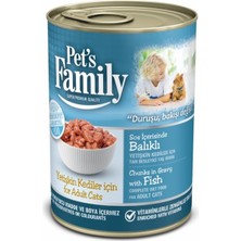 Pet's Family Mama Pets Famıly Balıklı Kedi Konserve Maması 410 gr