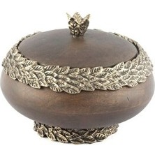 Mikasa Moor Ahşap Kutu Antik Gold Kapaklı 20X15 cm 804239