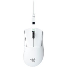 Razer Deathadder V4 Pro RZ01-05330200-R3U1 Beyaz Şarjlı Makrolu Optik Kablolu/kablosuz Oyuncu Mouse Outlet