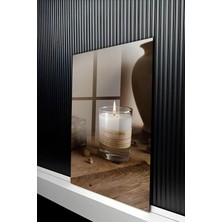 KutuTR Cam Kavanozda Dekoratif Mum Temperli Cam Tablo 50X70 cm 2d Uv Baskı - YCT439