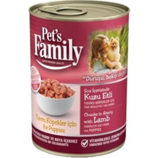 Pet's Green Pet's Family 400 gr Kuzu Etli Yavru Konserve Köpek