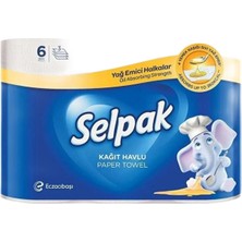 Selpak Havlu Extra Yağ Emici 6'lı