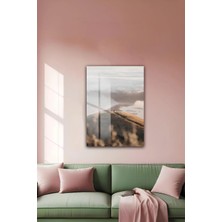KutuTR Premium Huzur Veren Doğa Desenli Temperli Cam Tablo 50X70 cm 2d Uv Baskı - YCT417