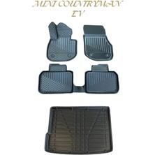 Black Gold Mini Countryman U25 Ev Elektrikli 2024+ 3D Oto Paspas + Bagaj Havuzu Set Tam Uyumlu Havuzlu Tpe