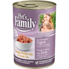 Pet's Family Mama Ciğerli Kedi Konserve Maması 410 gr