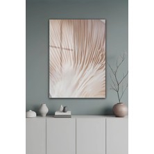 KutuTR Modern Makro Doğa Tasarımlı Temperli Cam Tablo 50X70 cm 2d Uv Baskı - YCT530