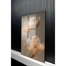 KutuTR Estetik Bohem Mum ve Kurutulmuş Portakal Temalı Temperli Cam Tablo 50X70 cm 2d Uv Baskı - YCT350