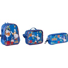 Sonic Anaokul Sırt Çantası 3 Lü Set