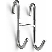 Microcase Paslanmaz Çelik Uçlar Kauçuk Çok Amaçlı Banyo Mutfak Dolap Vb Alanlar Için Askılık AL5506