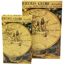 İntora Kutu Kitap Harita 2'li Set Dekoratif Hediyelik