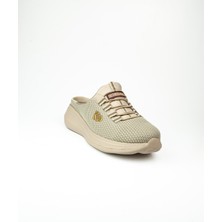 King Paolo 5109 Krakers Bej Kadın Terlik