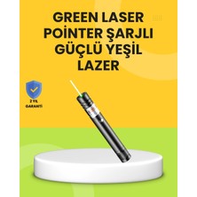 Twin Store Uzun Mesafe Görünürlüklü Yeşil Lazer Pointer Şarjlı