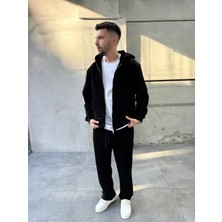 Difransel Jeans Erkek Fermuarlı Basic Eşofman Takımı