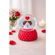 Oria Kalpli Işıklı Kar Küresi-Led Aydınlatmalı Dekor