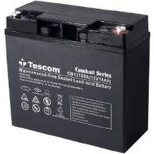 Tescom Combatt CBL12-18 12V 18AH Tam Bakımsız Kuru Akü