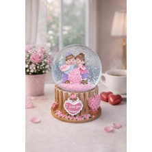 Oria LED Işıklı Kar Küresi- Çift Figürlü Dekoratif