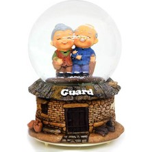 İntora Karküresi Dede Nine Temalı Müzikli Işıklı Dekoratif Hediyelik