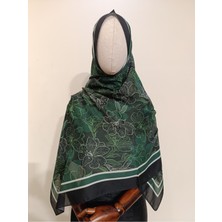 Esima Butik Zambak Desenli Pamuksu Şal