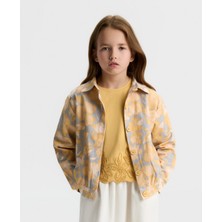 Nk Kids Kız Desenl Gömlek  Ceket 26YNK31359