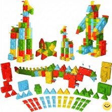 Bahçe Oyuncak Art Blok Esnek Yapı Blokları Eğitici Inşa Seti 3+ Yaş Kreş Anaokulu Aktivite Oyun