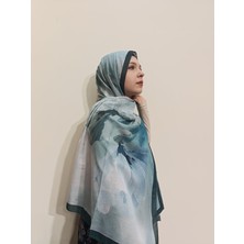 Esima Butik Şakayık Seri Degrade Pamuk Şal