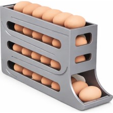 Microcase Abs Plastik Dolapiçi Yuvarlanır Tip Yumurta Organizer ve Standı AL54529