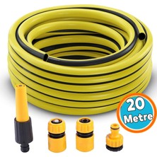 Nzb Bahçe Sulama Hortumu 1/2 Termo Plastik Hortum 20 Metre Hortum Seti