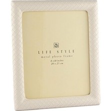 Mikasa Moor Çerçeve Deri Krem 20X25 cm 103931