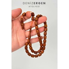 Deniz Ergen Tesbih Sertifikalı Orjinal Demir Ağacı Sistem Püsküllü 8.5 x 11 Kapsül Tesbih