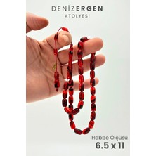Deniz Ergen Tesbih Imzalı Sıkma Kapsül Kesim Tesbih Bakalit Sistem Takımlı Erkek Hediyelik Hareli Tespih