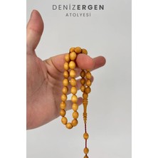 Deniz Ergen Tesbih Orjinal Şimşir Ağacı Sistem Püsküllü Sertifikalı 8 x 11 Beyzi Kesim Tesbih