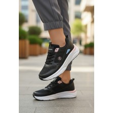 Enoch Kadın Ortopedik Fileli Yüksek Taban Spor Ayakkabı