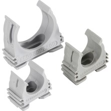 Mutlusan Antigron Boru Kroşe Kapaklı Geçmeli Gri Q20 ( 100ADET)