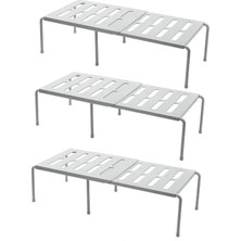 Microcase Çok Amaçlı Ayarlanabilir Ayakkabı Rafı Eşya Standı 15X24X36-69 cm 3 Adet AL5458