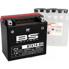 BS Battery Bs Akü BTX14-BS 12V12AH 2012-2020 Moto Guzzi Stone 750
