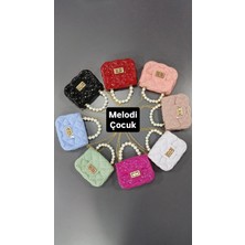 Rose Inci Kulplu Kız Çocuk Silikon Çanta