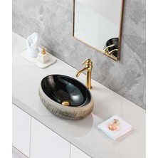 Harmeh Milan Seris Tezgah Üstü Lavabo 47X34X14CM