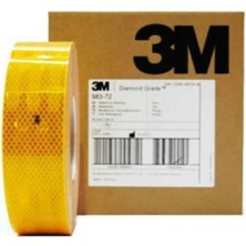 3M 983 Diamond Grade Reflektif Bant Sarı  Renk 55MM*50MT