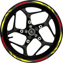 Mrt Teknik Yamaha Kırmızı Yazılı  Sarı Pençe Şeritli