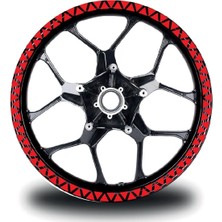 Mrt Teknik Üçgen Tam Daire Jant Sticker