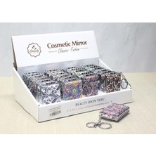 İntora Taşlı El Aynası Anahtarlık