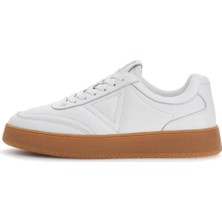 Guess Erkek Wimoh Deri Sneaker - Beyaz