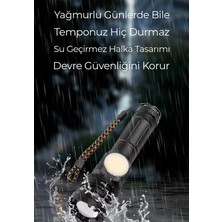 Robo Şarjlı Ultra güçlü Çok Fonksiyonlu Dijital Profesyonel El feneri