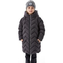 Benitto Kids Kız Çocuk Kapüşonlu Kışlık Şişme Mont 51353