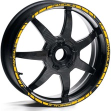 Mrt Teknik Ducati Panigale Renkli Jant Sticker Etiket Modeli.