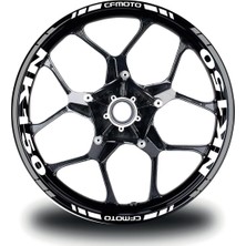 Mrt Teknik Cfmoto 150NK Takım Jant Sticker Etiket Modeli Gri Renk